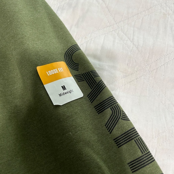 CARHARTT Loose Fit Midweight Logo Graphic Sweatshirt/Hoodie - Picture 3 of 8